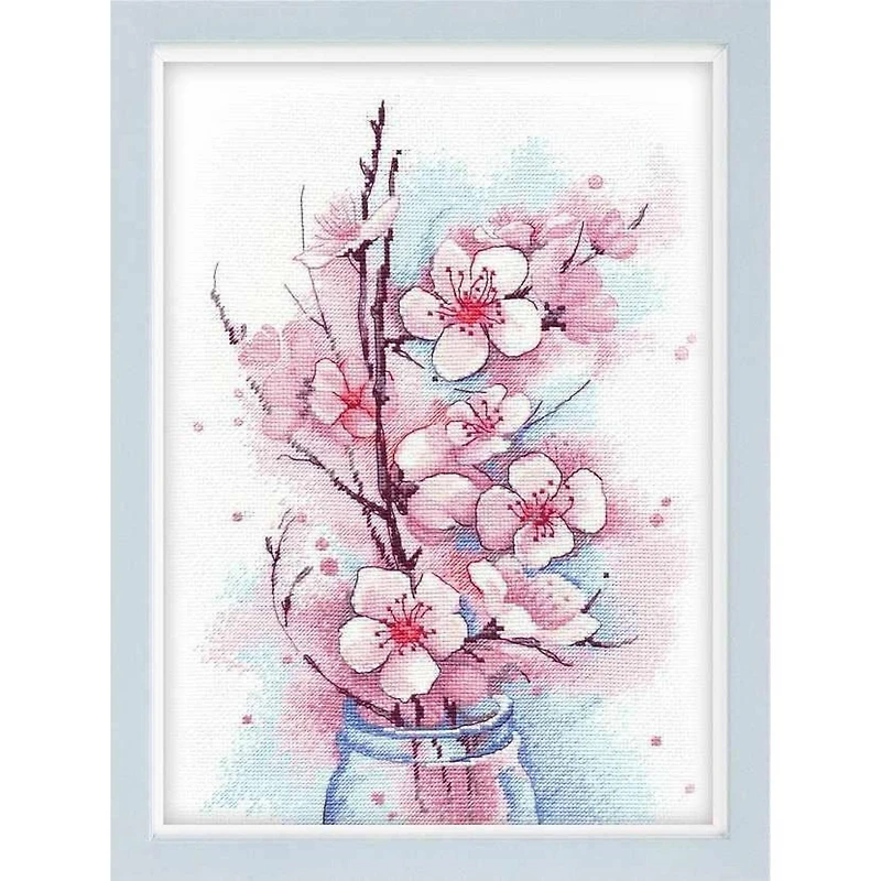 Oven Apple Blossom Cross Stitch Kit
