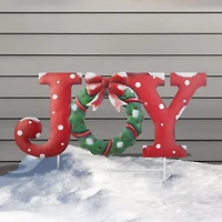 Glitzhome® 2ft. Joy Metal Yard Stake