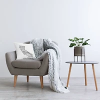 Stupell Industries California State Shape Various Cities Typography Throw Pillow, 18" x 18"