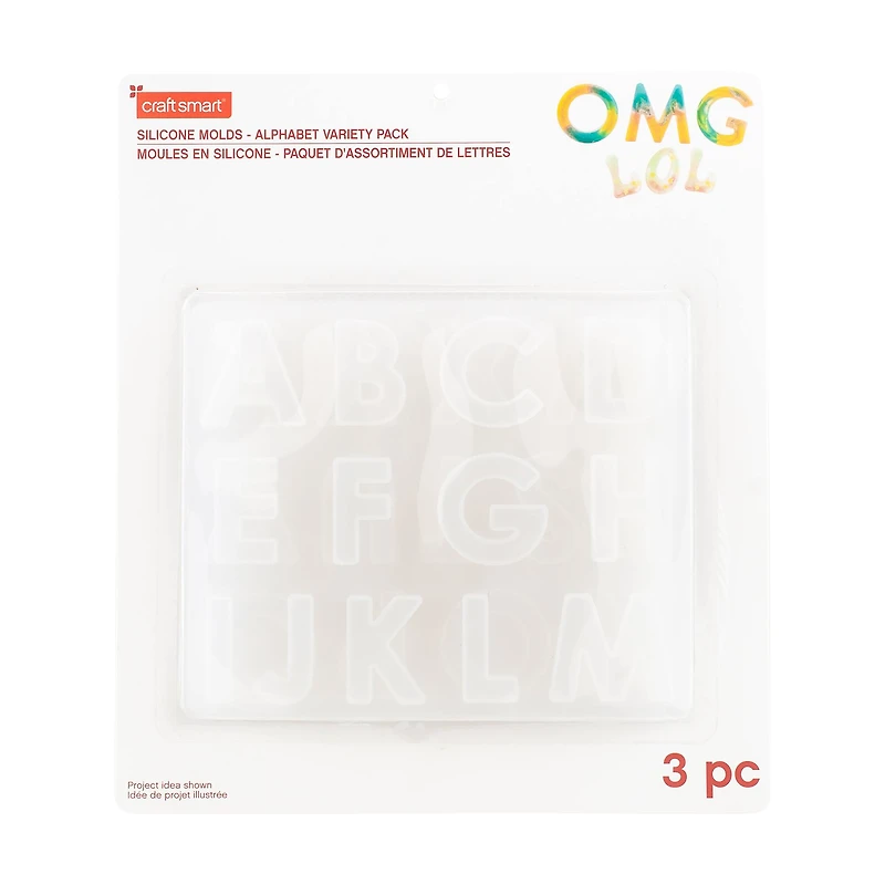 Alphabet Silicone Mold Variety Pack by Craft Smart®