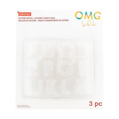 Alphabet Silicone Mold Variety Pack by Craft Smart®