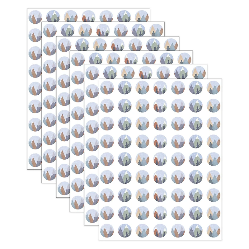 Teacher Created Resources® Moving Mountains Mini Stickers, 6 Packs of 378