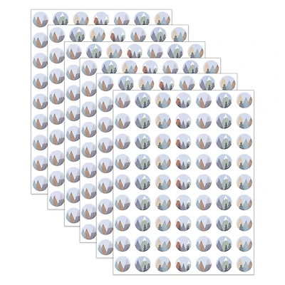 Teacher Created Resources® Moving Mountains Mini Stickers, 6 Packs of 378