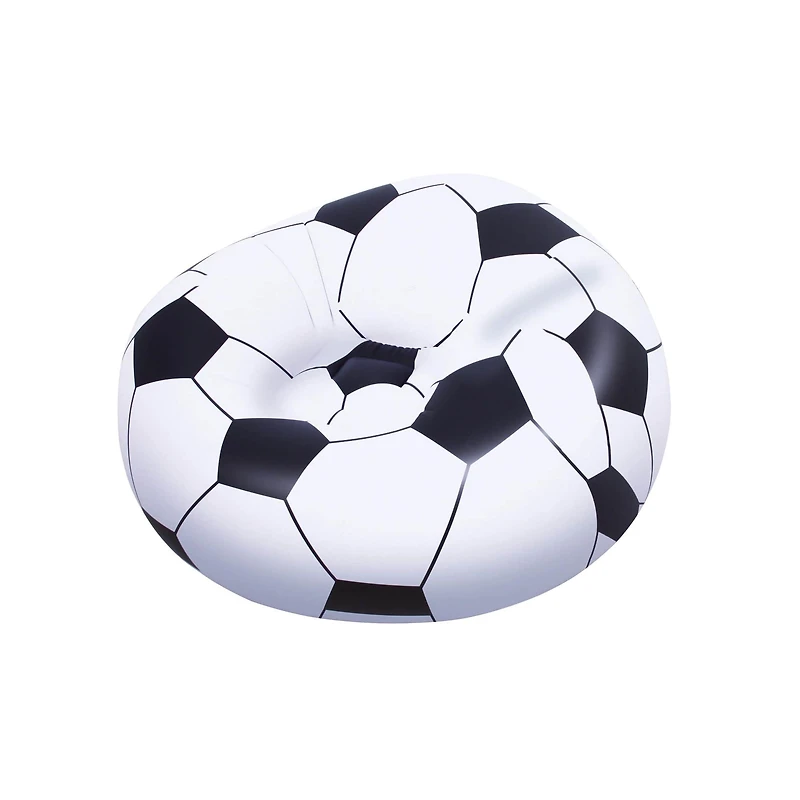 Bestway Up In & Over Beanless Soccer Ball Chair, 45" x 44" x 26"