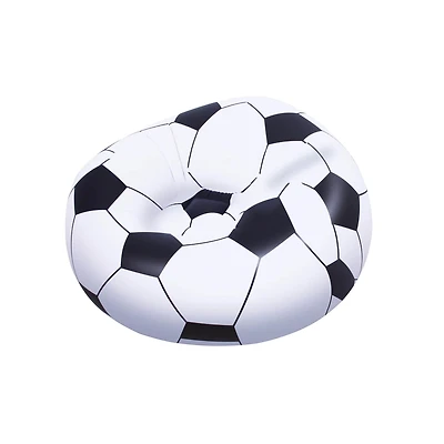 Bestway Up In & Over Beanless Soccer Ball Chair, 45" x 44" x 26"