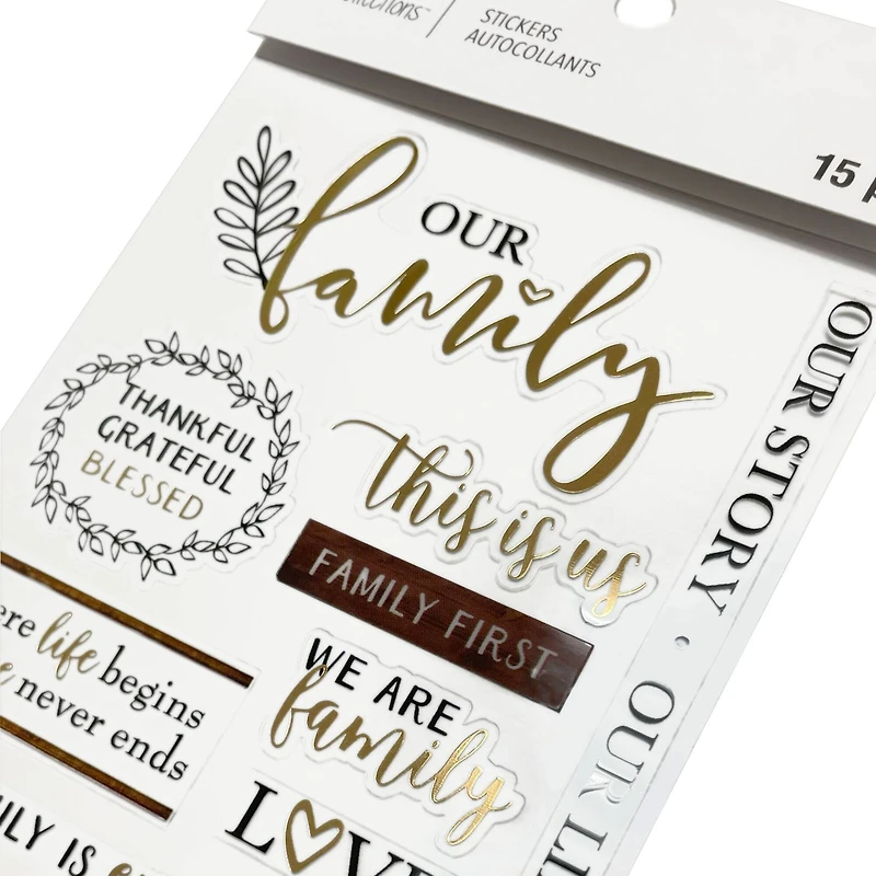 Blessed Family Stickers by Recollections™