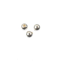 3mm Sterling Silver Crimp Beads, 8ct. by Bead Landing™