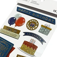 Time to Celebrate Birthday Dimensional Stickers by Recollections™