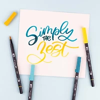 Tombow Lemon Squeezy Dual Brush Pen Set