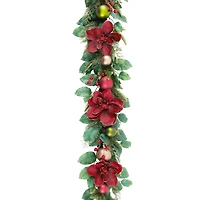 6ft. Burgundy Magnolia Garland by Ashland®