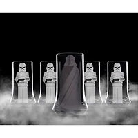 JoyJolt® Star Wars™ 18.5oz. Beware Of the Dark Side Tall Drinking Glasses, 2ct.
