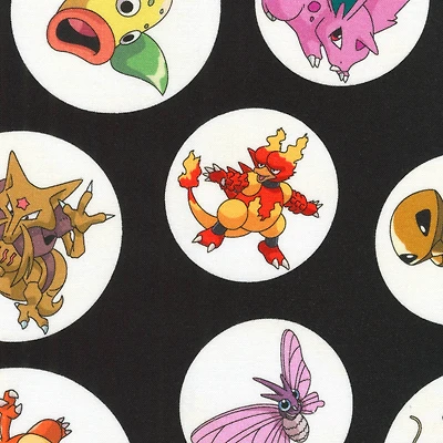 Pokémon™ Character Circles Cotton Fabric