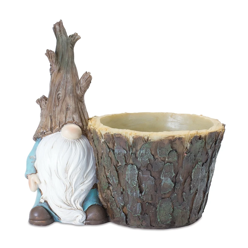 Tree Trunk Gnome Planter, 2ct.