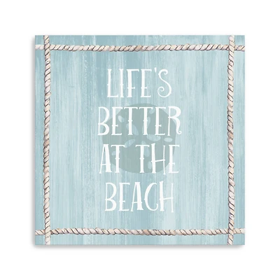 At the Beach Canvas Giclee