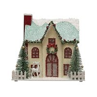 Hello Honey® 10" LED Winter Wonderland Paper House Decoration