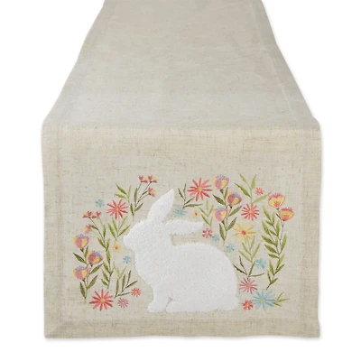 DII® 70" Spring Meadow Embroidered Table Runner