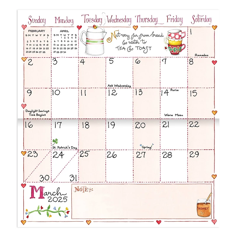 TF Publishing Susan Branch 2025-2026 Small Monthly Pocket Planner