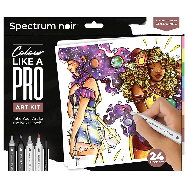 Spectrum Noir™ Pro Colour Adventures in Colouring Kit