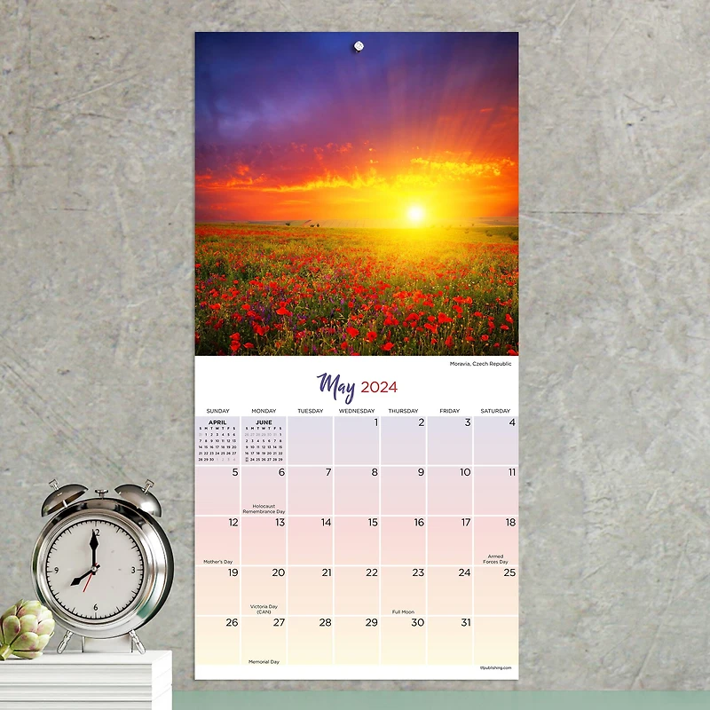 TF Publishing Sunsets Mini Calendar