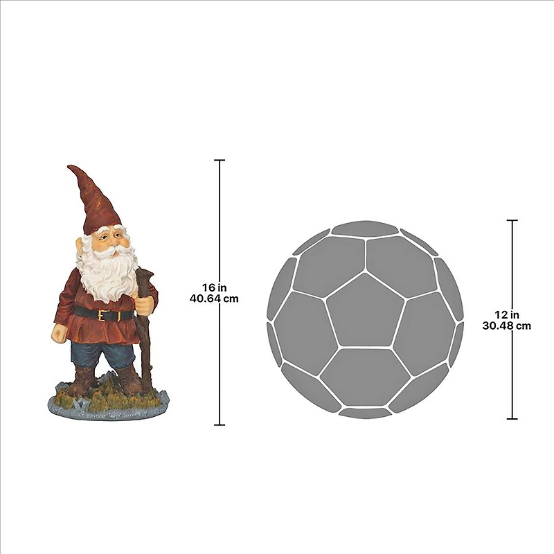 Design Toscano® 16" Dreamer the Garden Gnome Statue