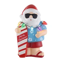 10" Ceramic Beach Santa