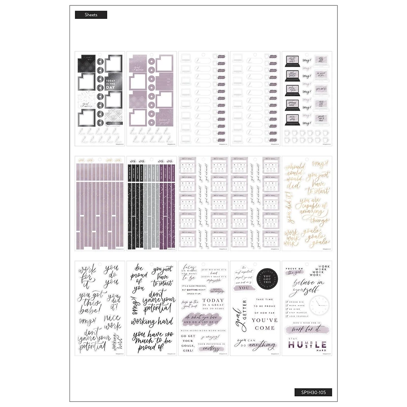 The Happy Planner® Girl with Goals Value Pack Stickers
