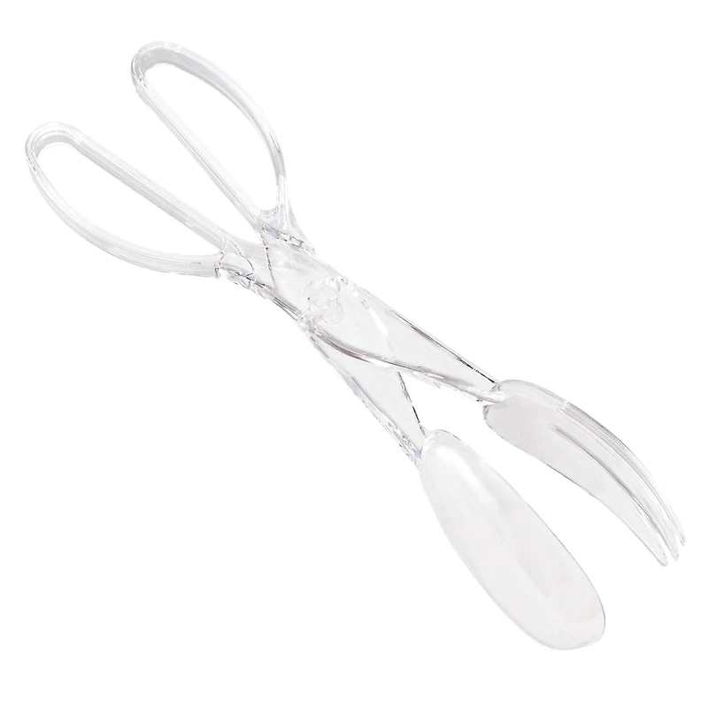 Clear Plastic Salad Tongs by Celebrate It™
