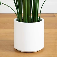 5ft. Sky Bird Tree in White Decorative Planter