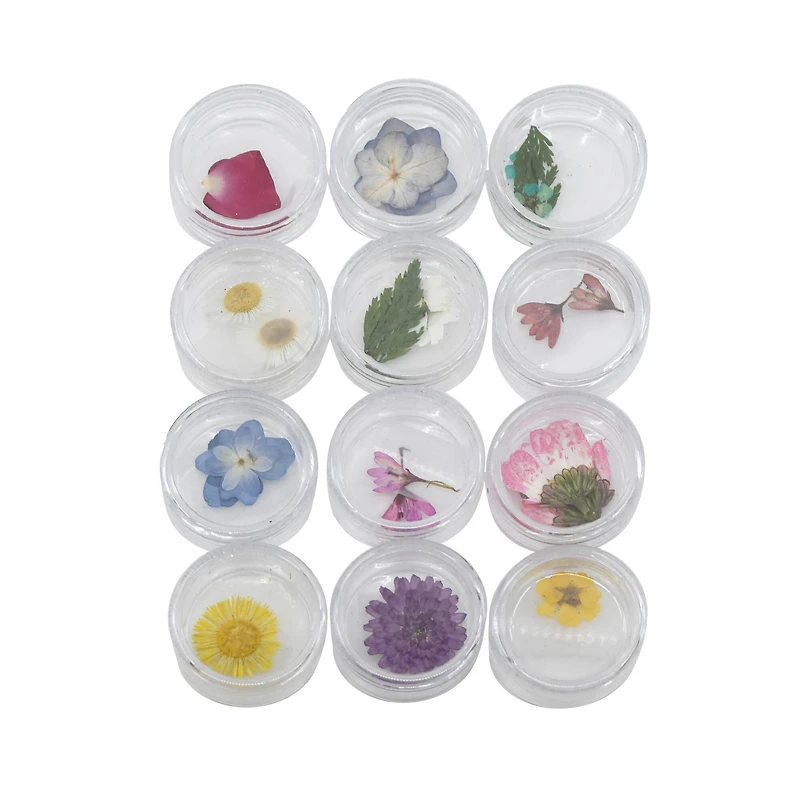 Blue Moon Studio™ UV Resin Craft 29mm Birth Month Flower Fillers, 24ct.