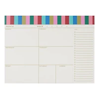 Assorted 10" x 7.5" Month Week Planner by Fab Finds