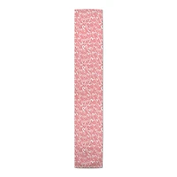 72" Valentine's Day Scribble Heart Table Runner