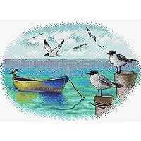 MP Studia At The Pier Cross Stitch Kit