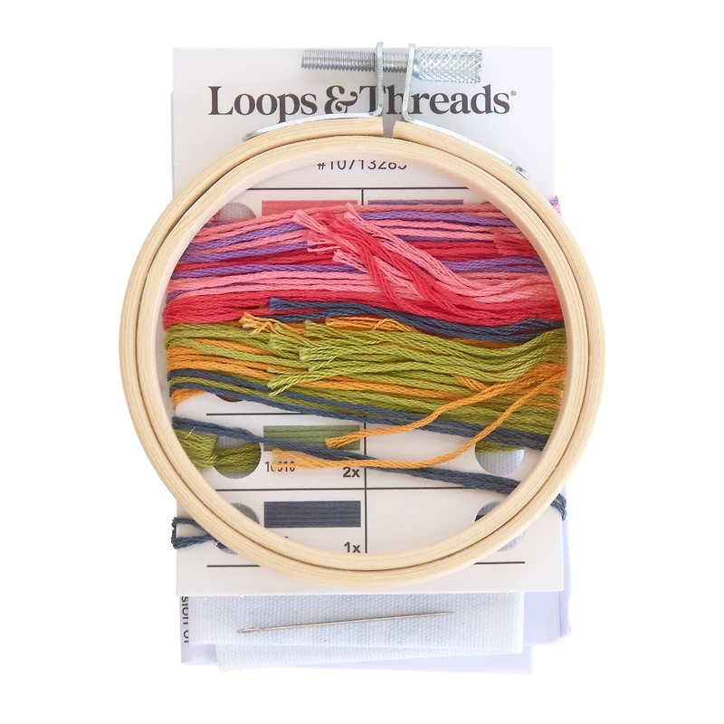 Mix Leaf Punch Needle Kit by Loops & Threads®