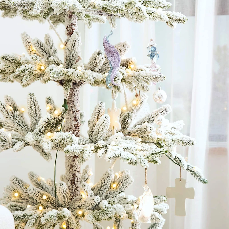 9ft. Pre-Lit Deluxe Pine Artificial Christmas Tree, Warm White LED Lights