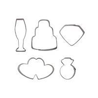 Wedding Stainless Steel Mini Cookie Cutter Set by Celebrate It®