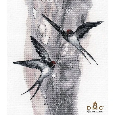 Oven Swallows Cross Stitch Kit