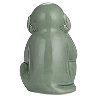 Hello Honey® Green Hear No Evil Stoneware Monkey Décor Accent Set