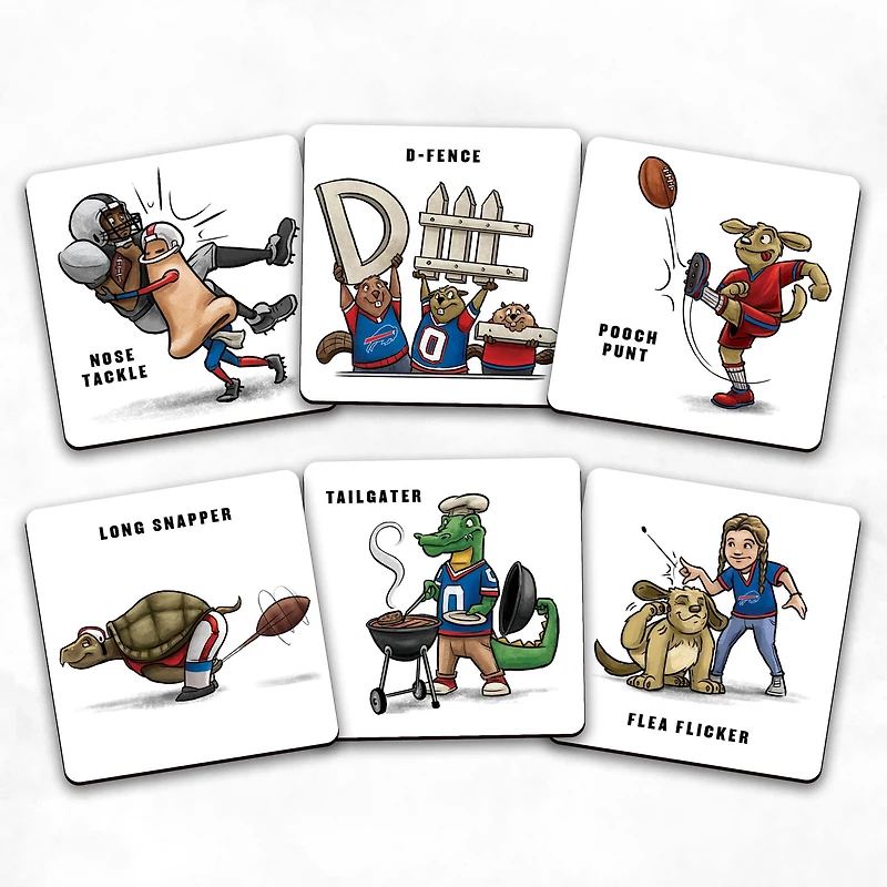 Buffalo Bills Licensed Memory Match Game
