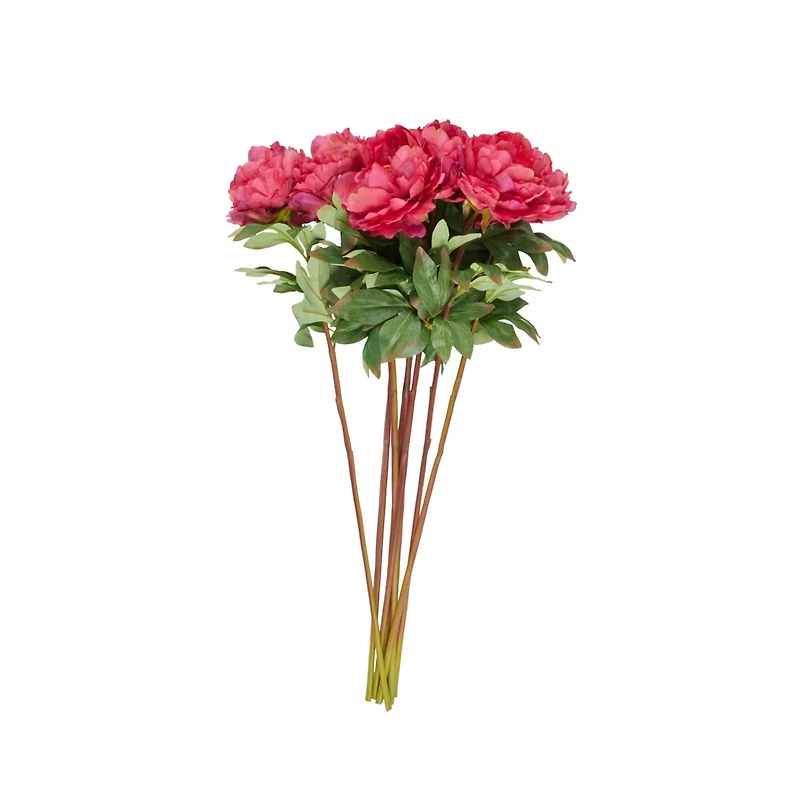 32" Pink Peony Artificial Flower Stem, 8ct.