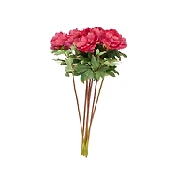 32" Pink Peony Artificial Flower Stem, 8ct.