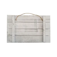 17" Whitewashed Plaque by Make Market™, 2ct.