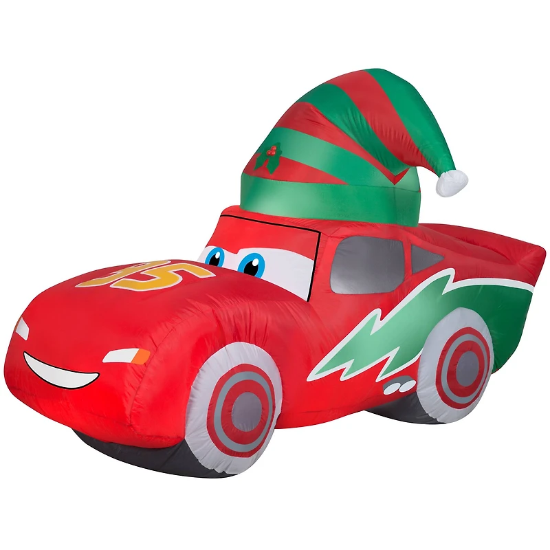 3.5ft. Airblown® Inflatable Christmas McQueen with Stocking Cap