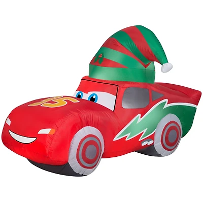 3.5ft. Airblown® Inflatable Christmas McQueen with Stocking Cap