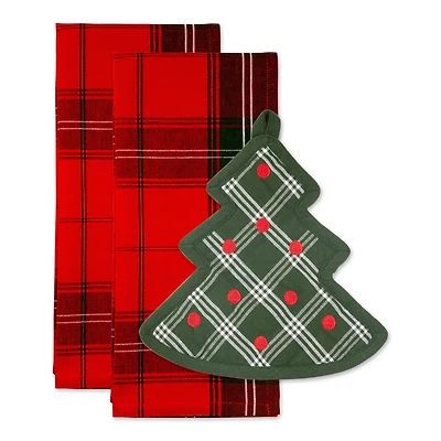 DII® Christmas Tree Potholder Gift Set