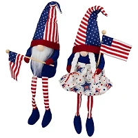 21" Stars & Stripes Patriotic Gnome Set
