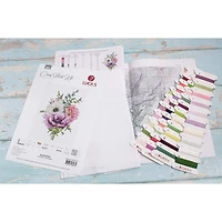 Luca-S Anemone Counted Cross Stitch Kit