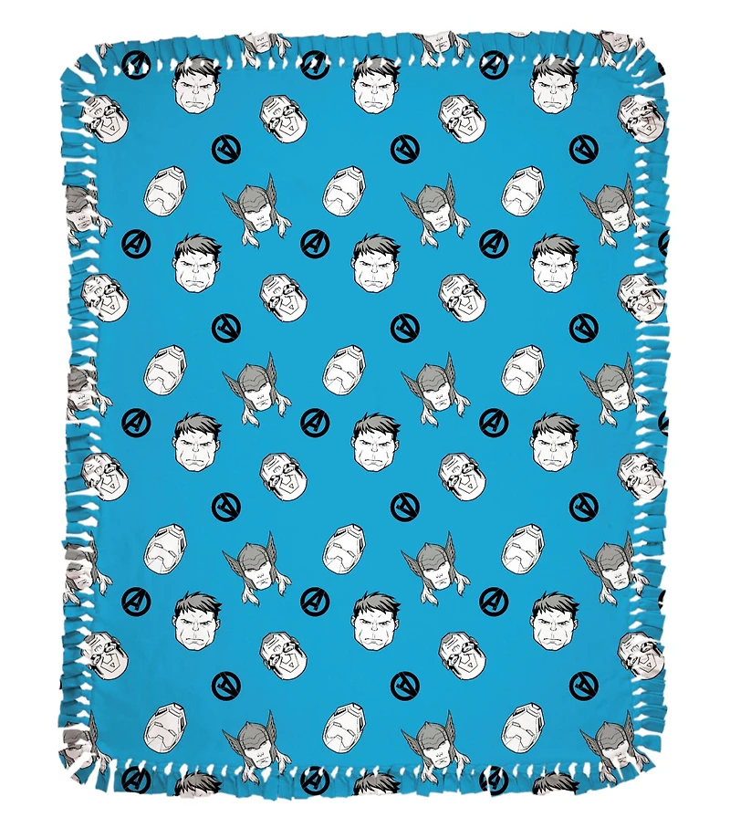 Marvel® 72" Avengers Assemble No Sew Fleece Throw Kit