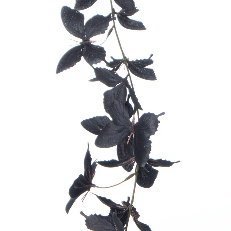 5ft. Black Butterfly Coiled Garland by Ashland®