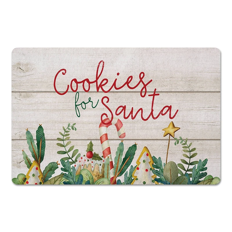 Cookies For Santa Floor Mat