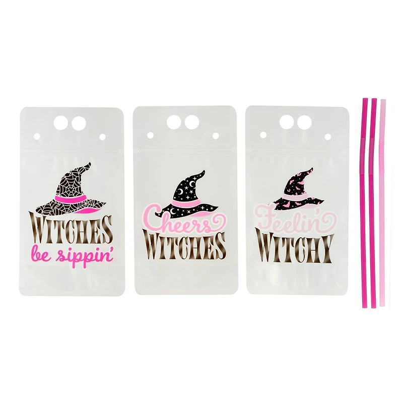 Witch Hat Drink Pouches, 6ct. by Celebrate It™